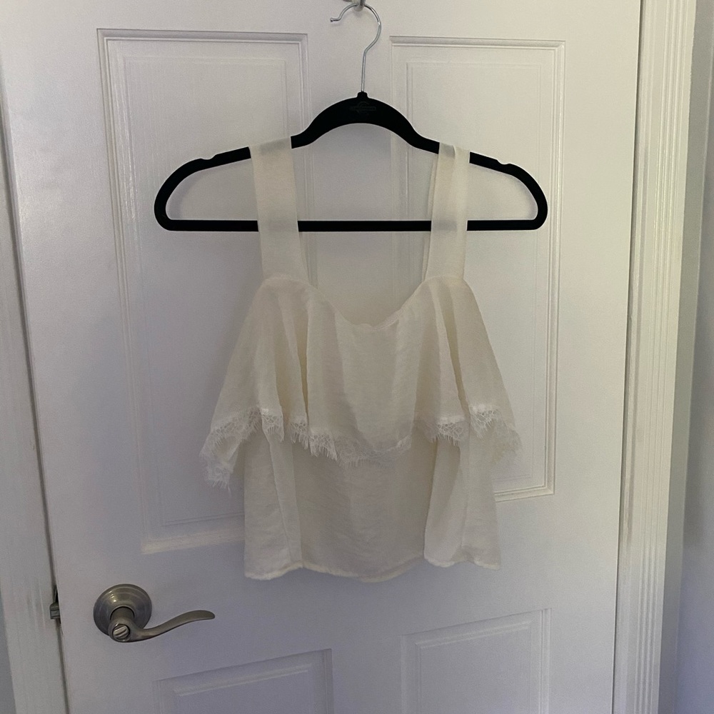 Girly White Tank